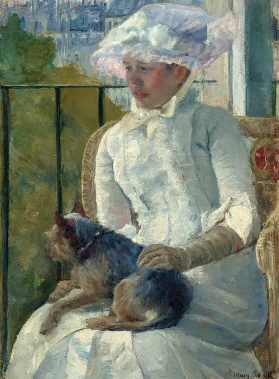 Mary Cassatt: Young Girl at a Window, 1883-1884