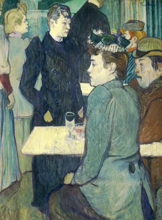 Henri de Toulouse-Lautrec: A Corner of the Moulin de la Galette, 1892