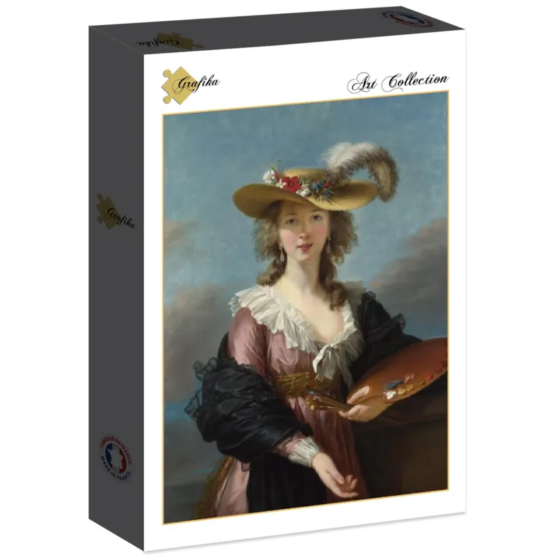 Elisabeth Vigée-Lebrun: Self-portrait in a Straw Hat, 1782