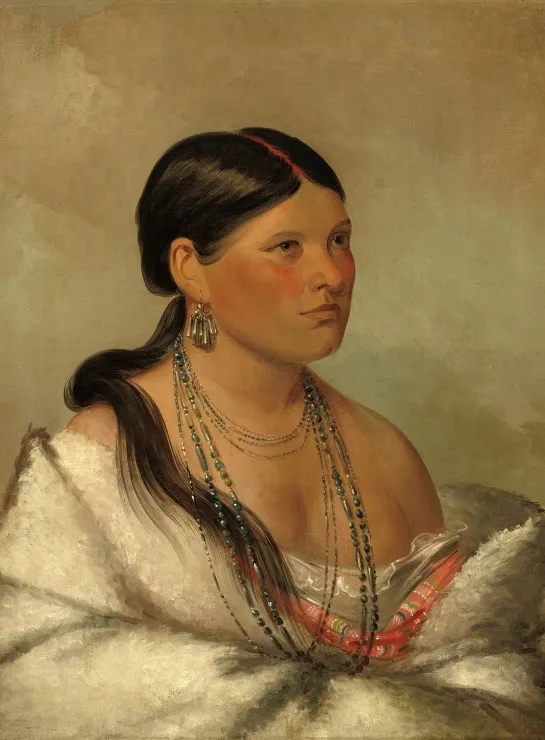 George Catlin: The Female Eagle - Shawano, 1830