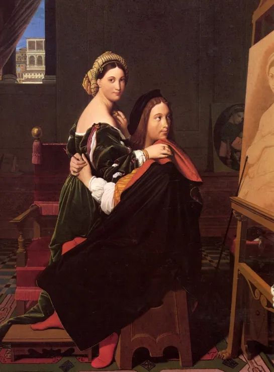 Jean-Auguste-Dominique Ingres: Raphaël and the Fornarina, 181