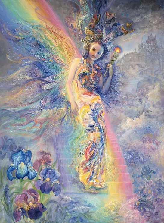 Josephine Wall - Iris, Keeper of the Rainbow
