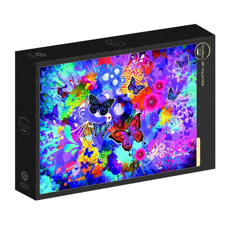 Colorful Flowers and Butterflies