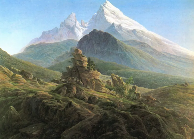 Caspar David Friedrich - Watzmann, 1825