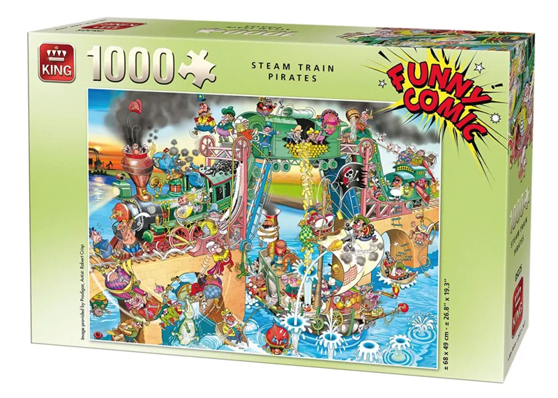 Funny Comic Collection - Steam Train Pirates