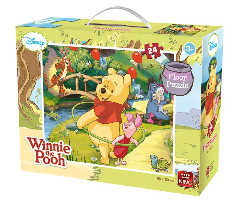 Puzzle Floor Puzzle - Winnie the Pooh - 24 pièces - King-Puzzle-05274