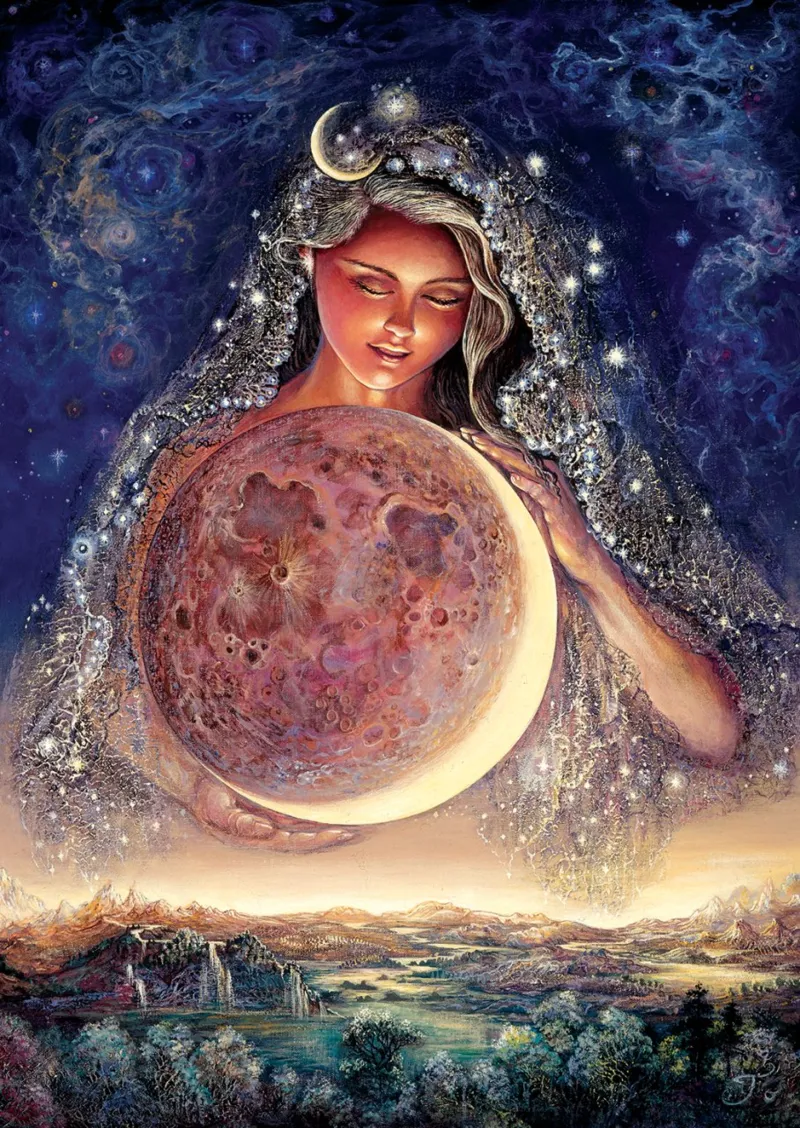 Néon Puzzle - Josephine Wall - Moon Goddess