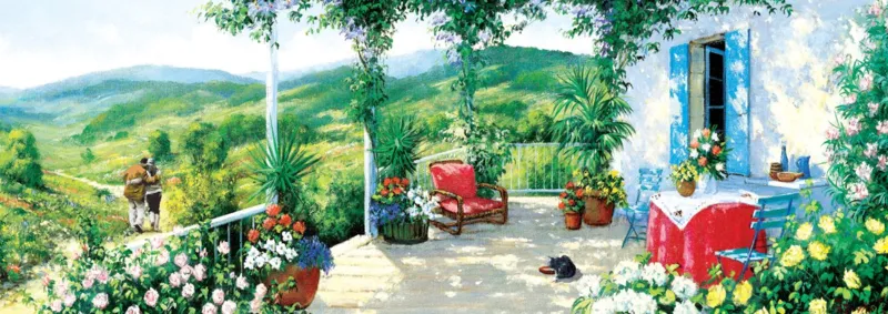 Panorama - The Guest on the Veranda