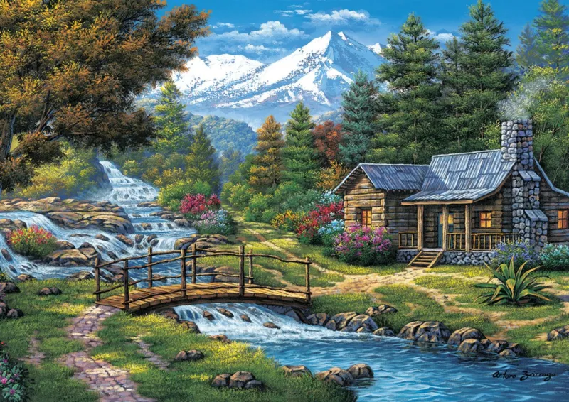 Two Small Waterfalls