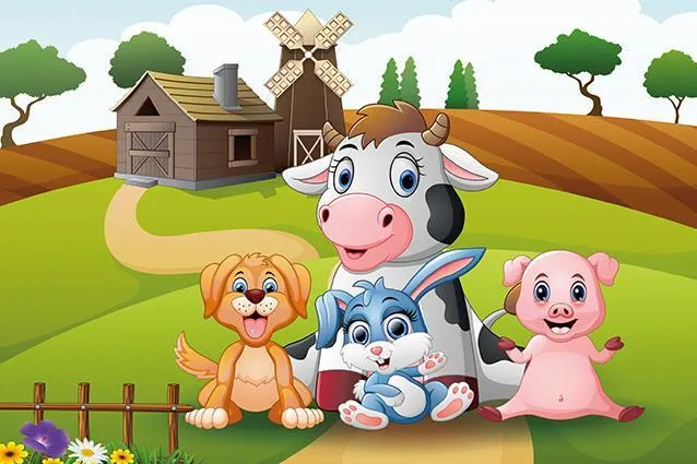 Wooden Puzzle - Farm Pose