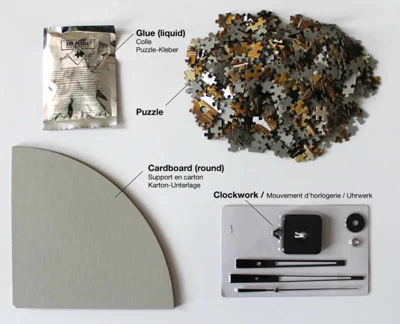 Jigsaw Puzzle Clock - Danse with the Night