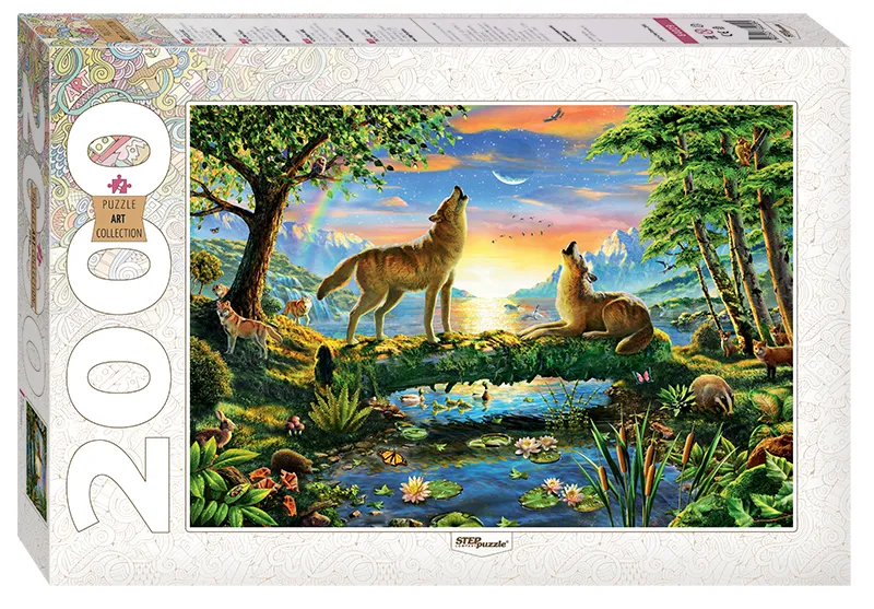 Wolves - Step Puzzle - 2000 pieces | jigsawpuzzle.co.uk