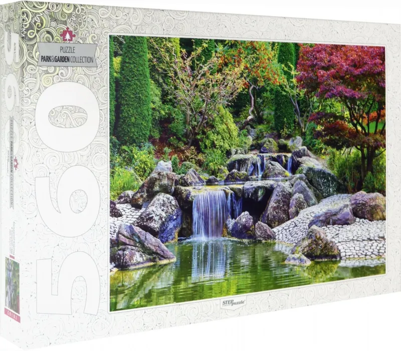 Waterfall At Japanese Garden, Bonn, Germany