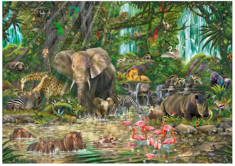 Wooden Puzzle - African Experience