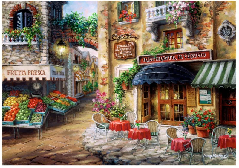 Wooden Puzzle - Buon Appetito
