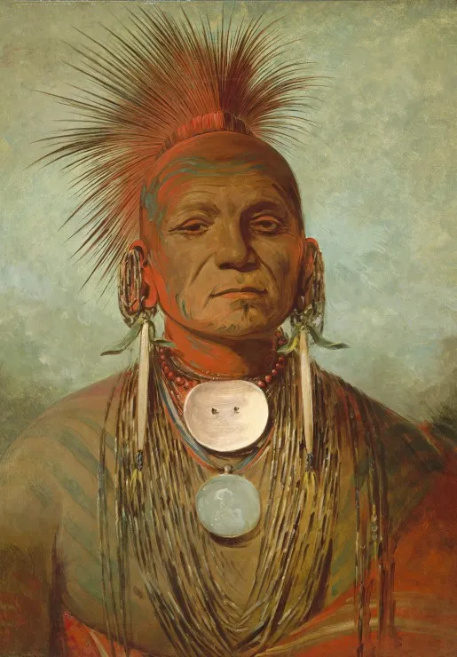 George Catlin: See-non-ty-a, an Iowa Medicine Man, 1844-1845