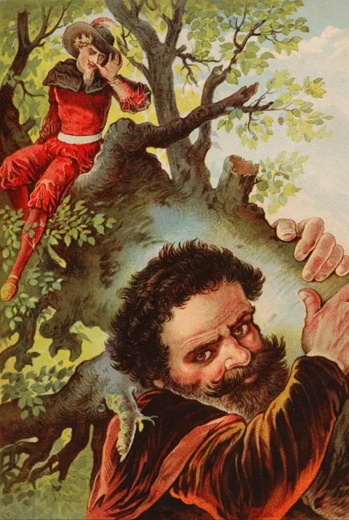 The Valiant Little Tailor, illustration by Carl Offterdinger