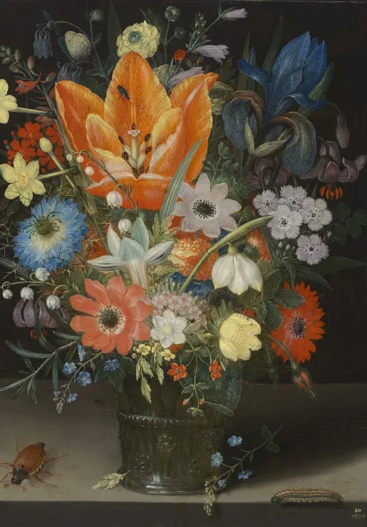 Peter Binoit: Still Life with Iris, 1623