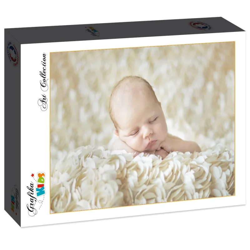 Konrad Bak: Baby sleeping in the Roses