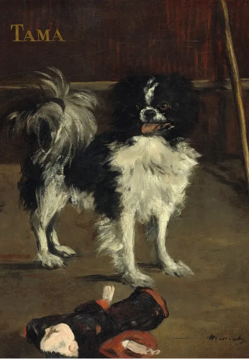 Edouard Manet: Tama: The Japanese Dog, 1875