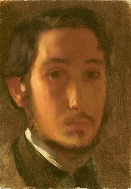 Edgar Degas: Self-Portrait with White Collar, 1857