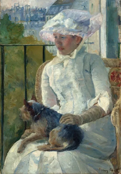 Mary Cassatt: Young Girl at a Window, 1883-1884