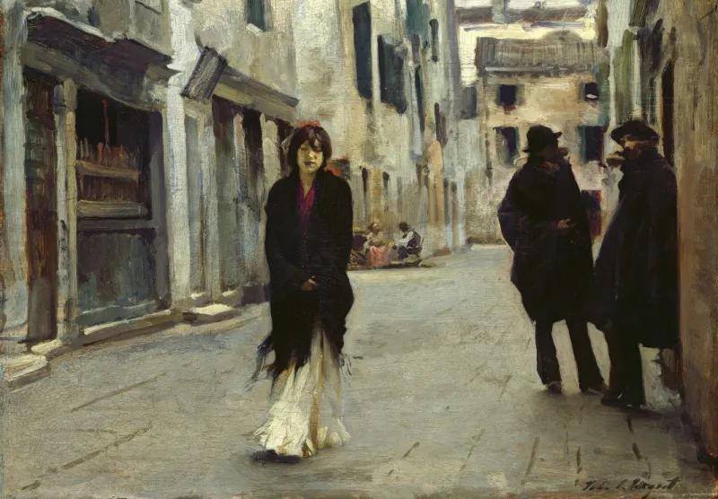 John Singer Sargent: Street in Venice, 1882