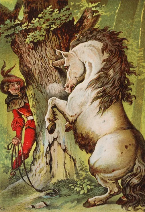 XXL Pieces - The Valiant Little Tailor, illustration by Carl Offterdinger