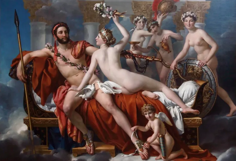 XXL Pieces - Jacques-Louis David: Mars Being Disarmed by Venus, 1824