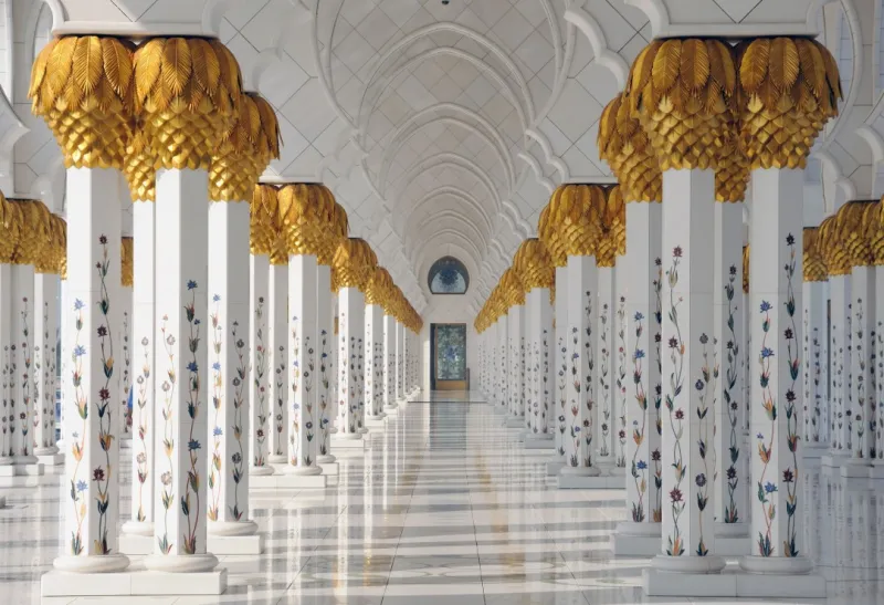 XXL Pieces - Sheikh Zayed Mosque in Abu Dhabi, United Arab Emirates