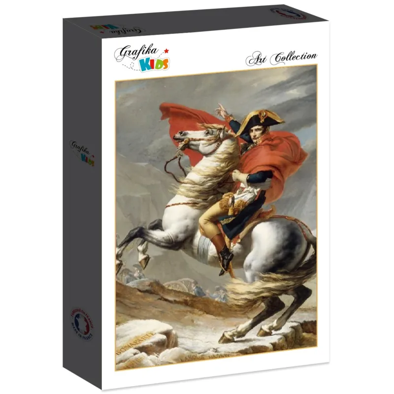 Jacques-Louis David: Napoleon Crossing the Alps