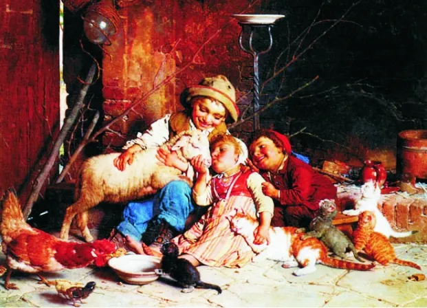 Gaetano Chierici: Farmyard Rascals