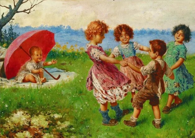 Federico Olivia: Playing Children