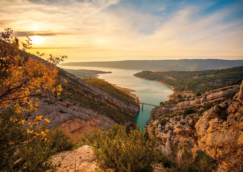 Collection French Regions - Sunset Over The Gorges Du Verdon