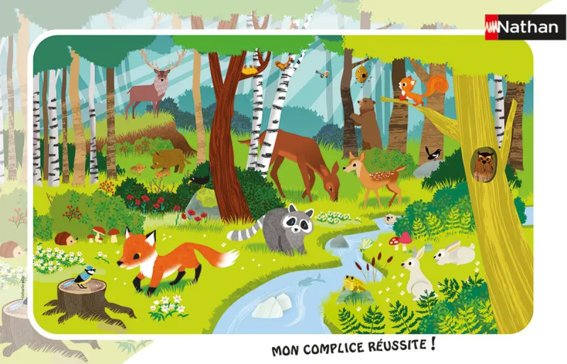 Frame Puzzle - Forest Animals