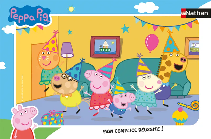 Frame Puzzle - Peppa Pig's Birthday