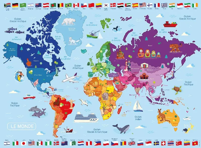 XXL Pieces - World Map