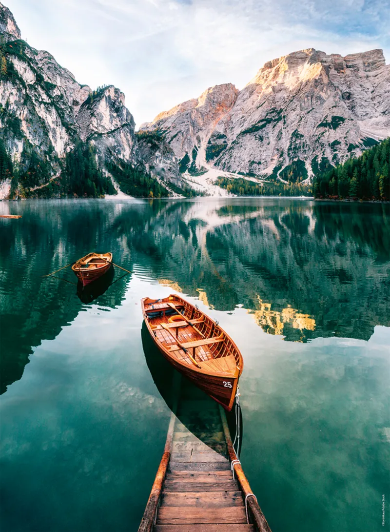 The Boats of Lake Braies - Italy