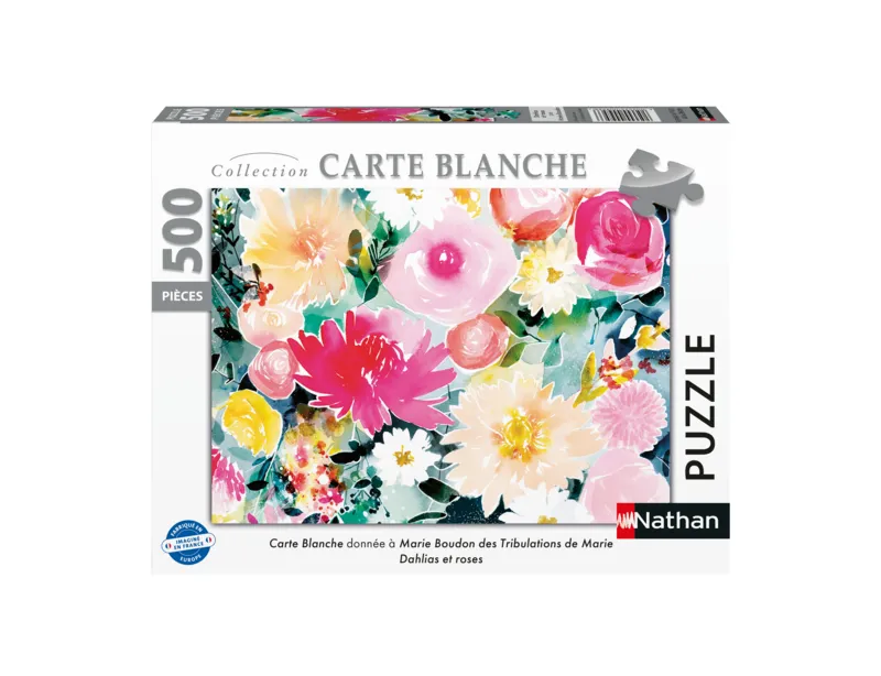 Dahlias and roses / Marie Boudon (Carte blanche collection)