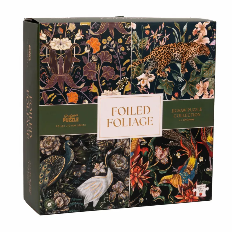 4 Puzzles - Foiled Foliage