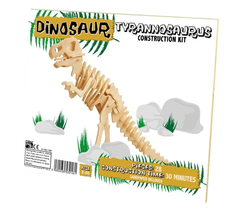 3D Wooden Jigsaw Puzzle - T-Rex
