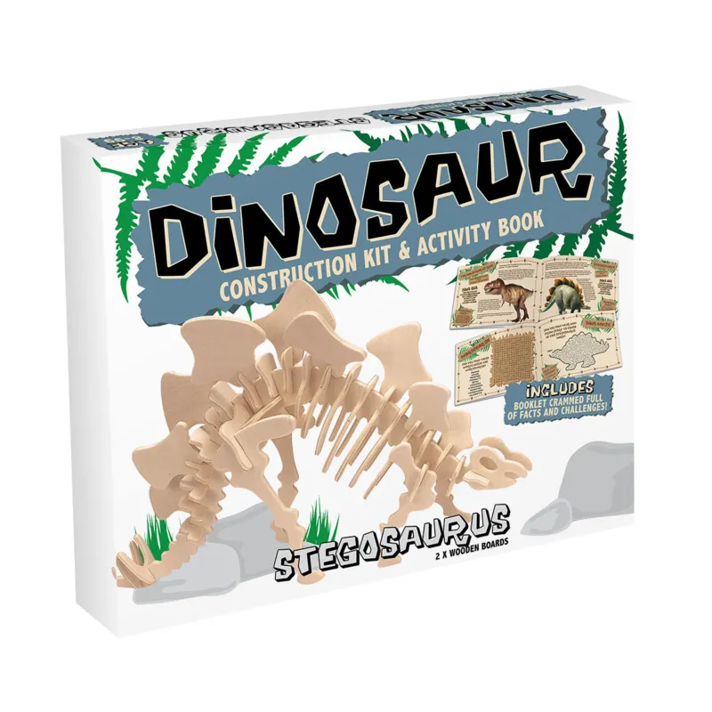 3D Wooden Jigsaw Puzzle - Stegosaurus