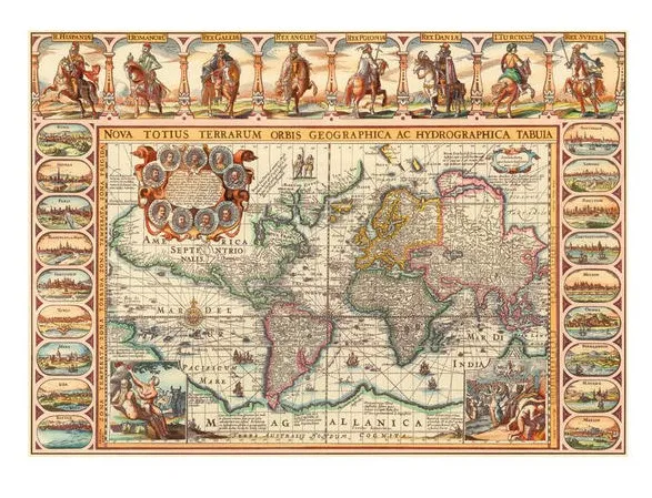 Antique World Map