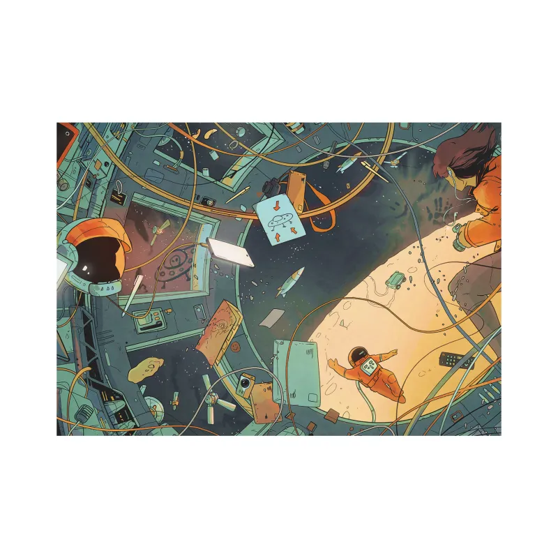 XXL Pieces - Puzzle Find 10 Objects - Space