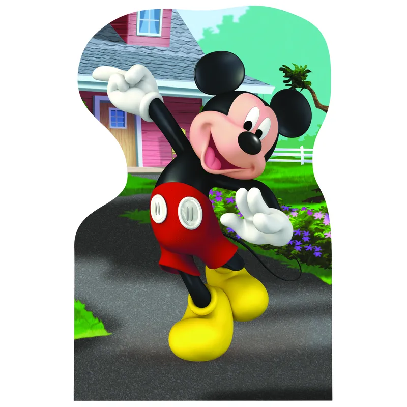 4 Jigsaw Puzzles - Mickey Mouse in the City