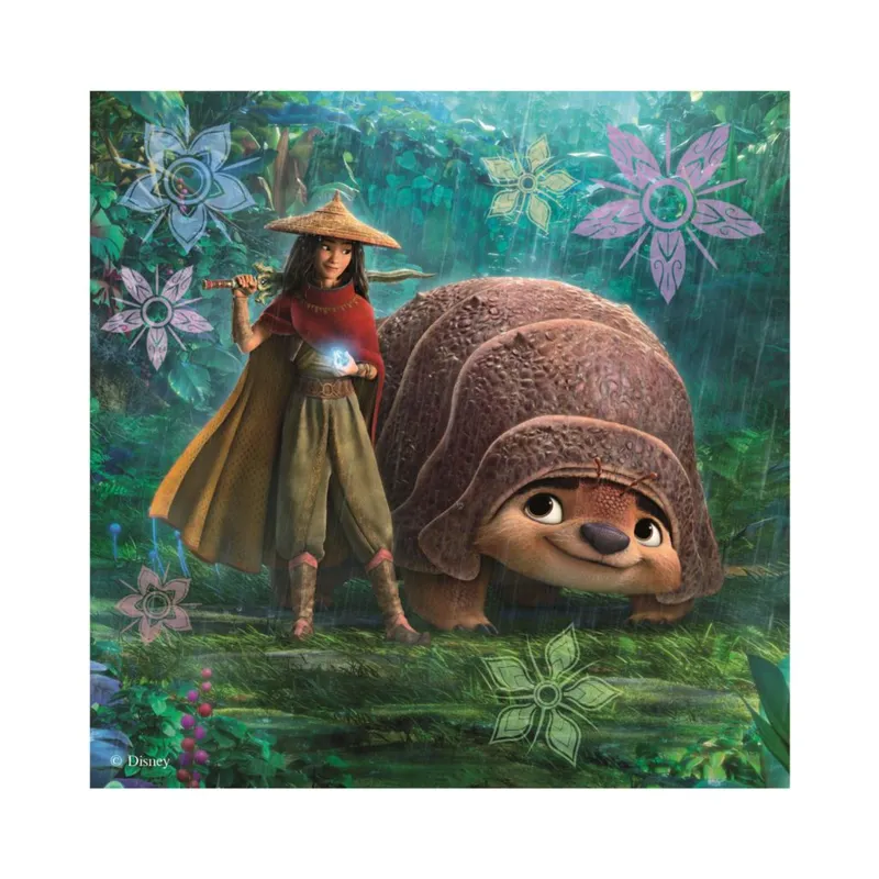 3 Puzzles - Raya and Friends