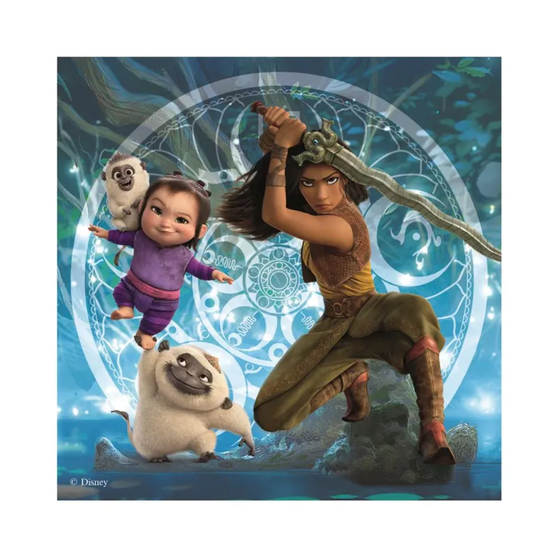 3 Puzzles - Raya and Friends