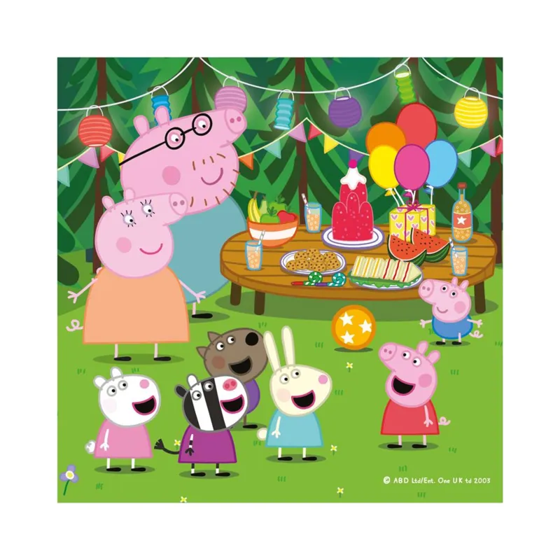 3 Puzzles - Peppa Pig in den Ferien