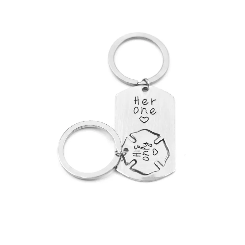 Keychain - His Only - Her One