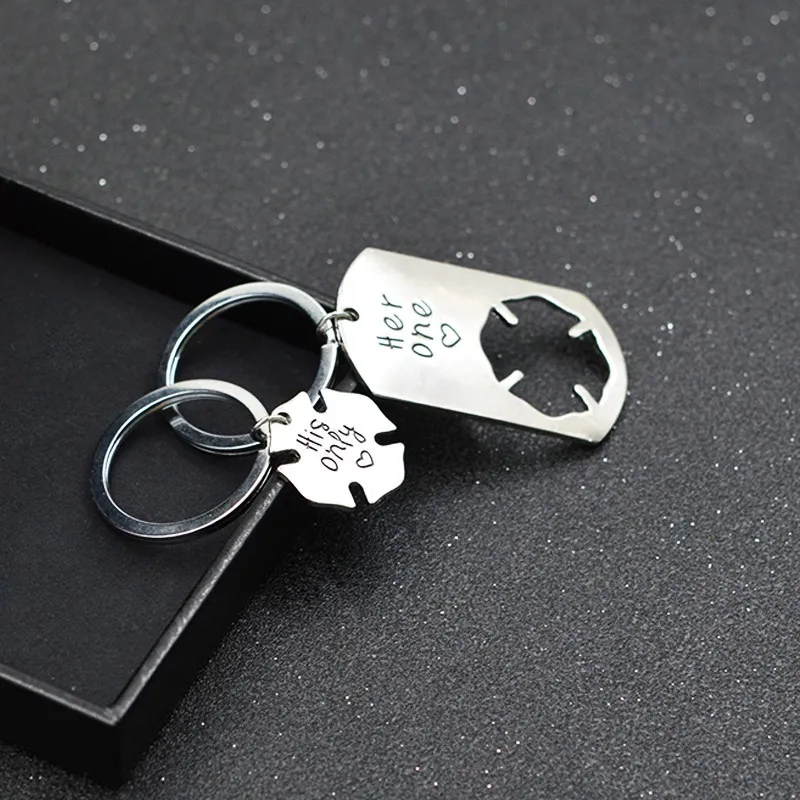Keychain - His Only - Her One